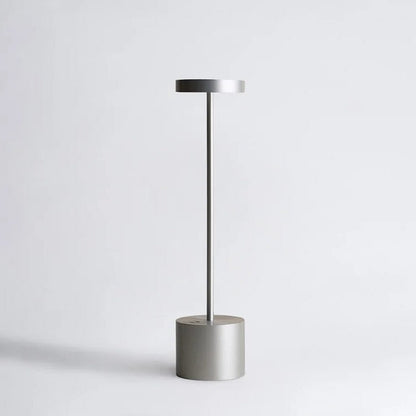 Royaleva Creative LED Cordless Table Lamp - Rechargeable & Waterproof - Silver