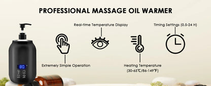 Royaleva Portable Massage Oil Warmer with Digital Display