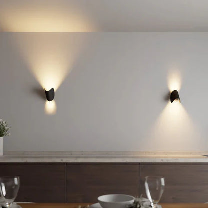 LuxRoyale Adjustable Up Down LED Wall Light, Warm Ambient Modern Lamp