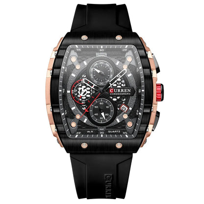 RoyaleGlow Apex Curren Chronograph Elegant Watch for Men