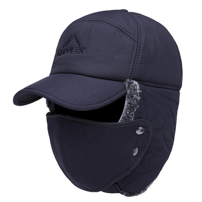 Luxora Premium Mens Winter Cold Weather Snow Hat With Ear Flaps And Brim
