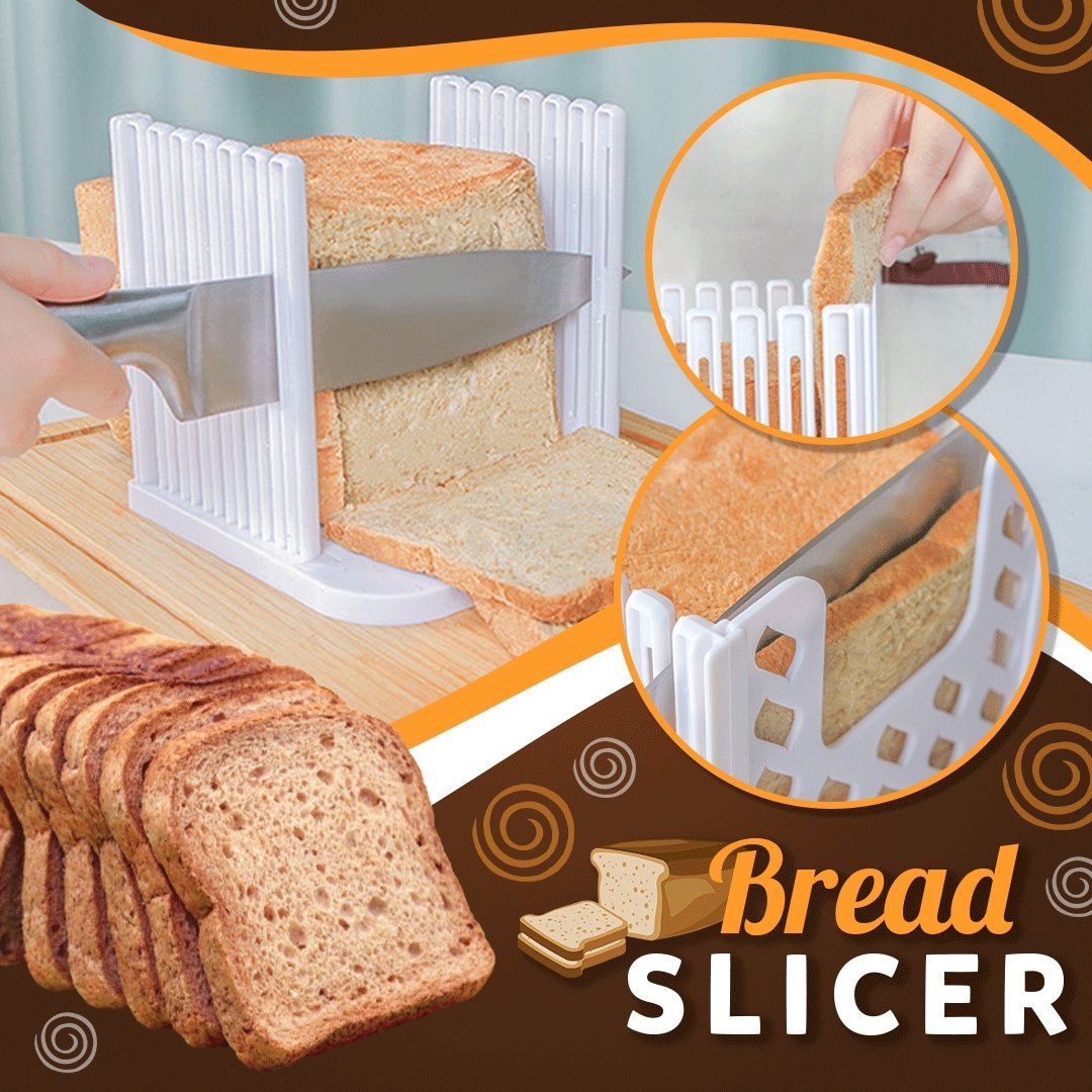 Royallure Premium Bread Slicer with Crumb Catcher - Perfectly Uniform Slices for Toast and More