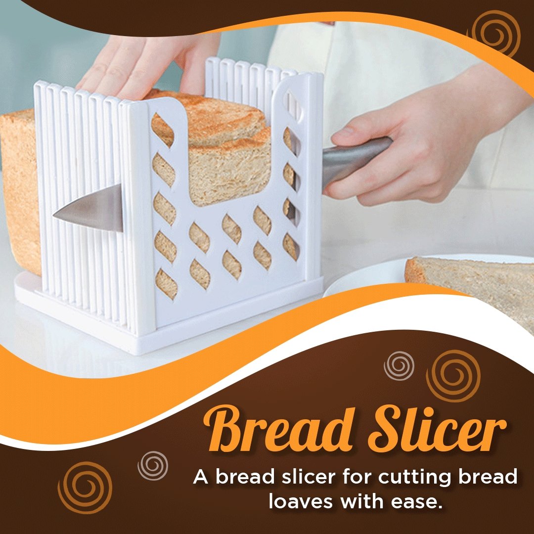 Royallure Premium Bread Slicer with Crumb Catcher - Perfectly Uniform Slices for Toast and More