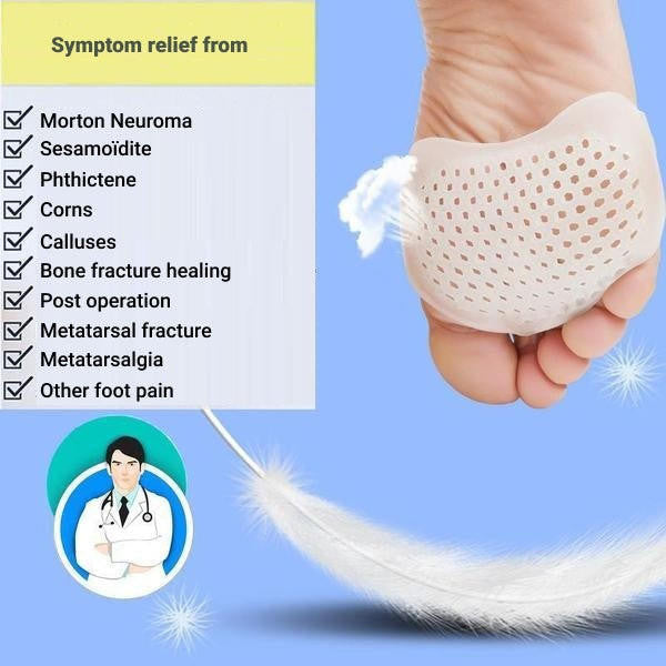 Royaleva Breathable Metatarsal Pads - Set of 2 for Comfort