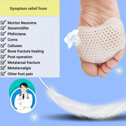 Royaleva Breathable Metatarsal Pads - Set of 2 for Comfort