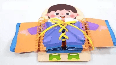 Luxora Montessori Busy Book | Early Education Life Skills Toy