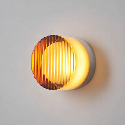 RoyaleGlow Nordic Luxury Circular Wall Lamp - Modern Wall Light for Bedroom and Hallway