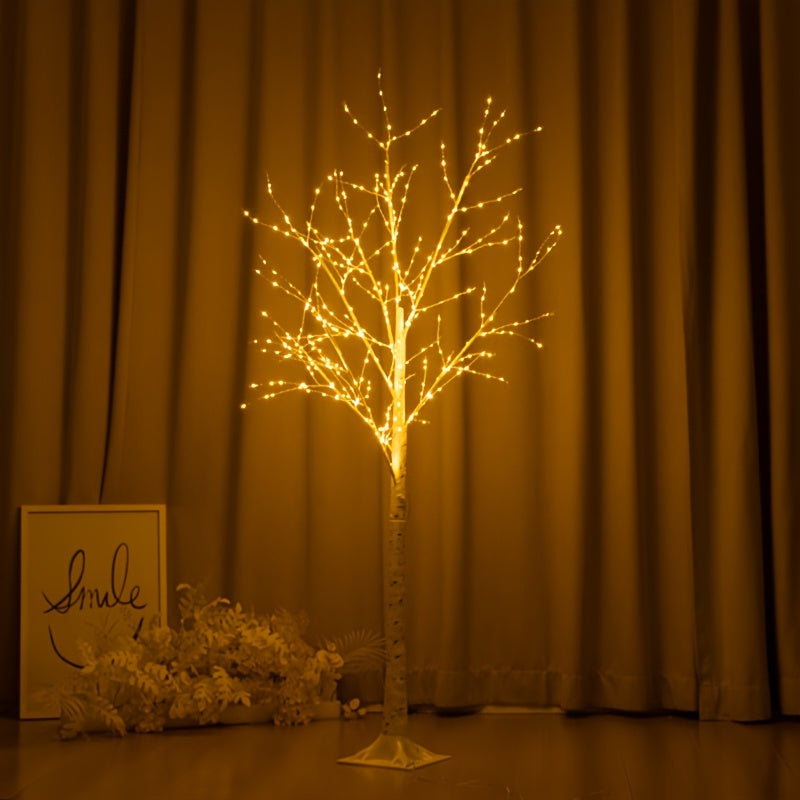 White Birch Tree Lamp - 1.8m Romantic LED Floor Lamp for Bedroom & Living Room Decor - Default Title