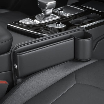 Luxora Car Seat Organizer with Cup Holder - Multifunctional Front Seat Storage Solution