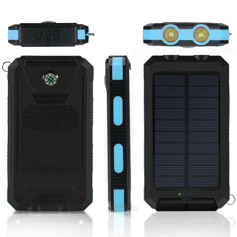 RoyaleGlow 500000 MAH Solar Charger, Waterproof Power Bank, External