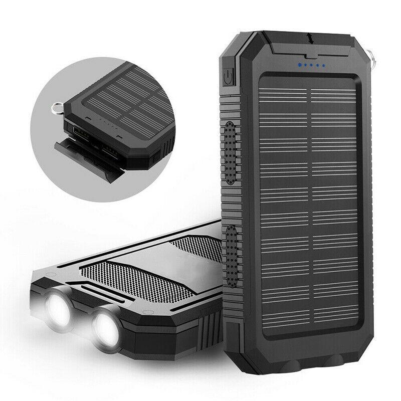 RoyaleGlow 500000 MAH Solar Charger, Waterproof Power Bank, External