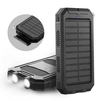RoyaleGlow 500000 MAH Solar Charger, Waterproof Power Bank, External