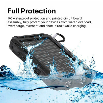 RoyaleGlow 500000 MAH Solar Charger, Waterproof Power Bank, External