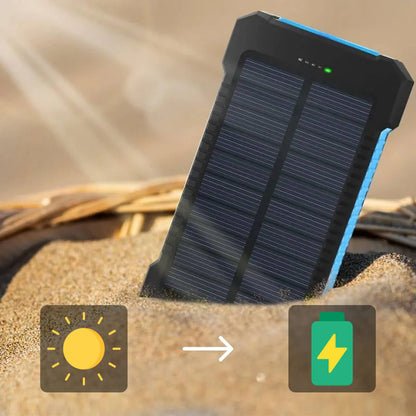 RoyaleGlow 500000 MAH Solar Charger, Waterproof Power Bank, External