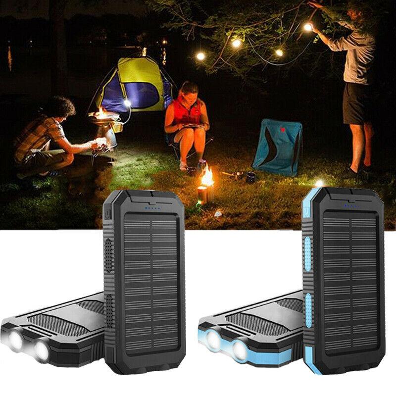 RoyaleGlow 500000 MAH Solar Charger, Waterproof Power Bank, External