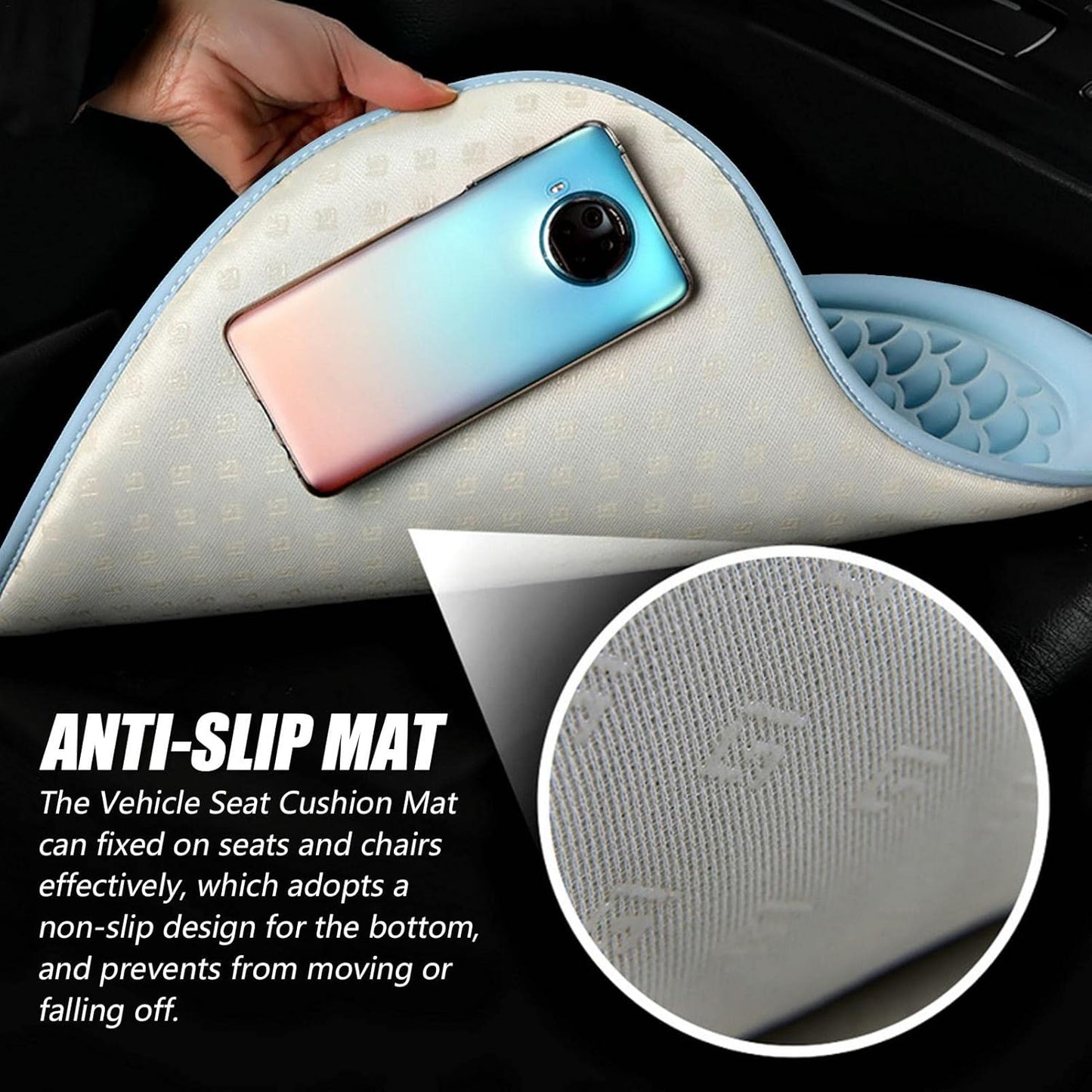 Royaleva Cooling Gel Car Seat Cushion for Comfort & Relief