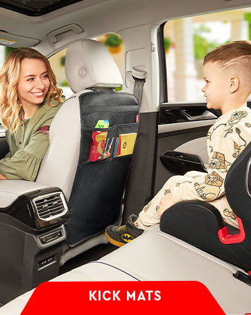 Luxora 2-Pack Car Backseat Organizer with Tablet Holder