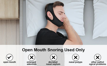 RoyaleGlow Anti Snoring Chin Strap for Sleep Apnea Comfort