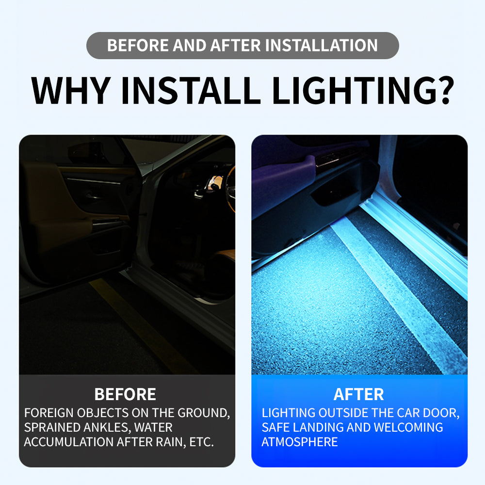 Luxora Car Door Lights Projector with Magnetic Activation