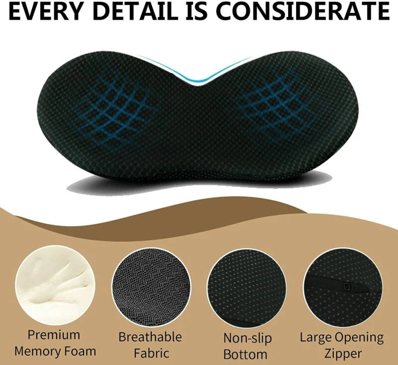 Luxora Car Seat Cushion for Shorter Drivers - Comfort Support