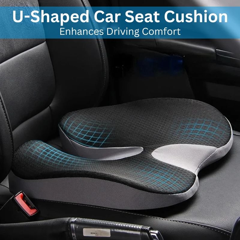 Luxora Ergonomic Soft Memory Foam Car Seat Cushion