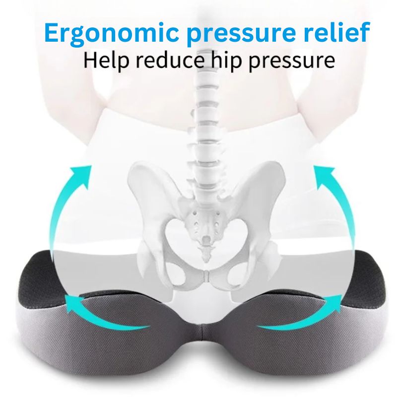 Luxora Ergonomic Soft Memory Foam Car Seat Cushion