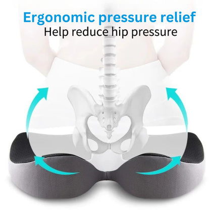Luxora Ergonomic Soft Memory Foam Car Seat Cushion