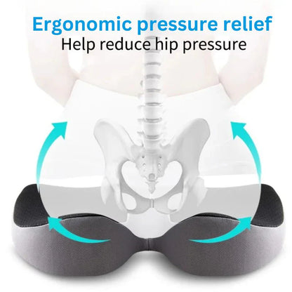 Luxora Ergonomic Soft Memory Foam Car Seat Cushion