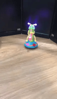 RoyaleGlow Musical Dancing Saxophone Caterpillar Toy