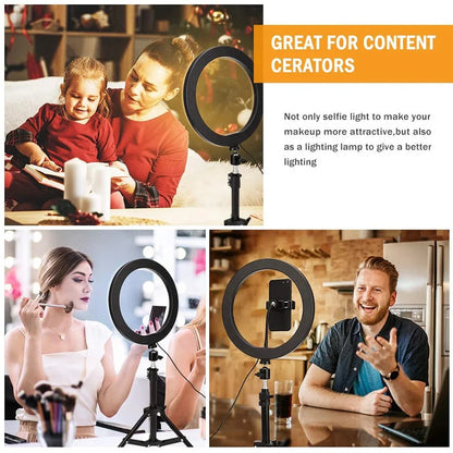 Royaleva Ring Light Tripod Stand With Phone Holder 47 Inch