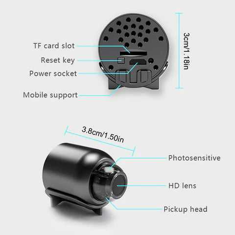 Royaleva Wireless Mini Wifi Indoor Home Security Camera System