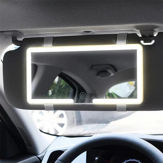 Luxora Led Car Sun Visor Vanity Mirror with Touch Control