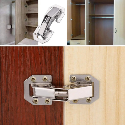 Royaleva 10 PCS Cabinet Hinges Soft-Close Hydraulic Design