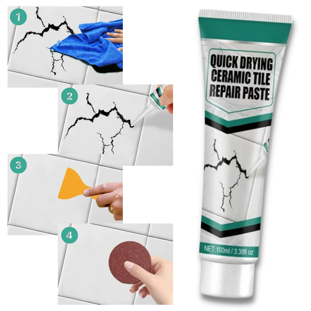 RoyaleGlow Ceramic Repair Paste Set for Easy Home Restoration
