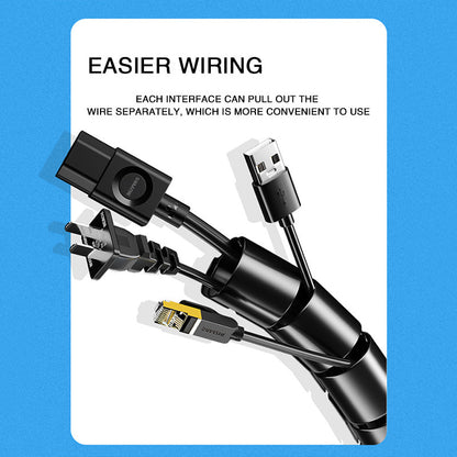 Royaleva Cable Organizer For Desk Efficient Wire Management