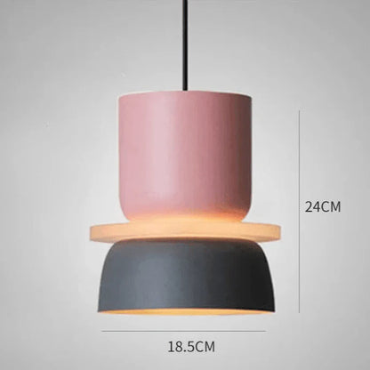 LuxRoyale Opal Rainbow Art Deco Pendant Light, Contemporary Fixture for Dining Rooms and Living Spaces