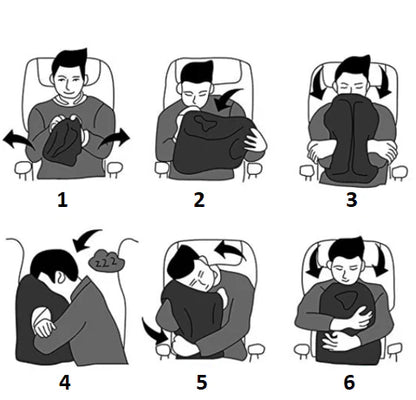 RoyaleGlow Inflatable Travel Cushion for Ultimate Comfort