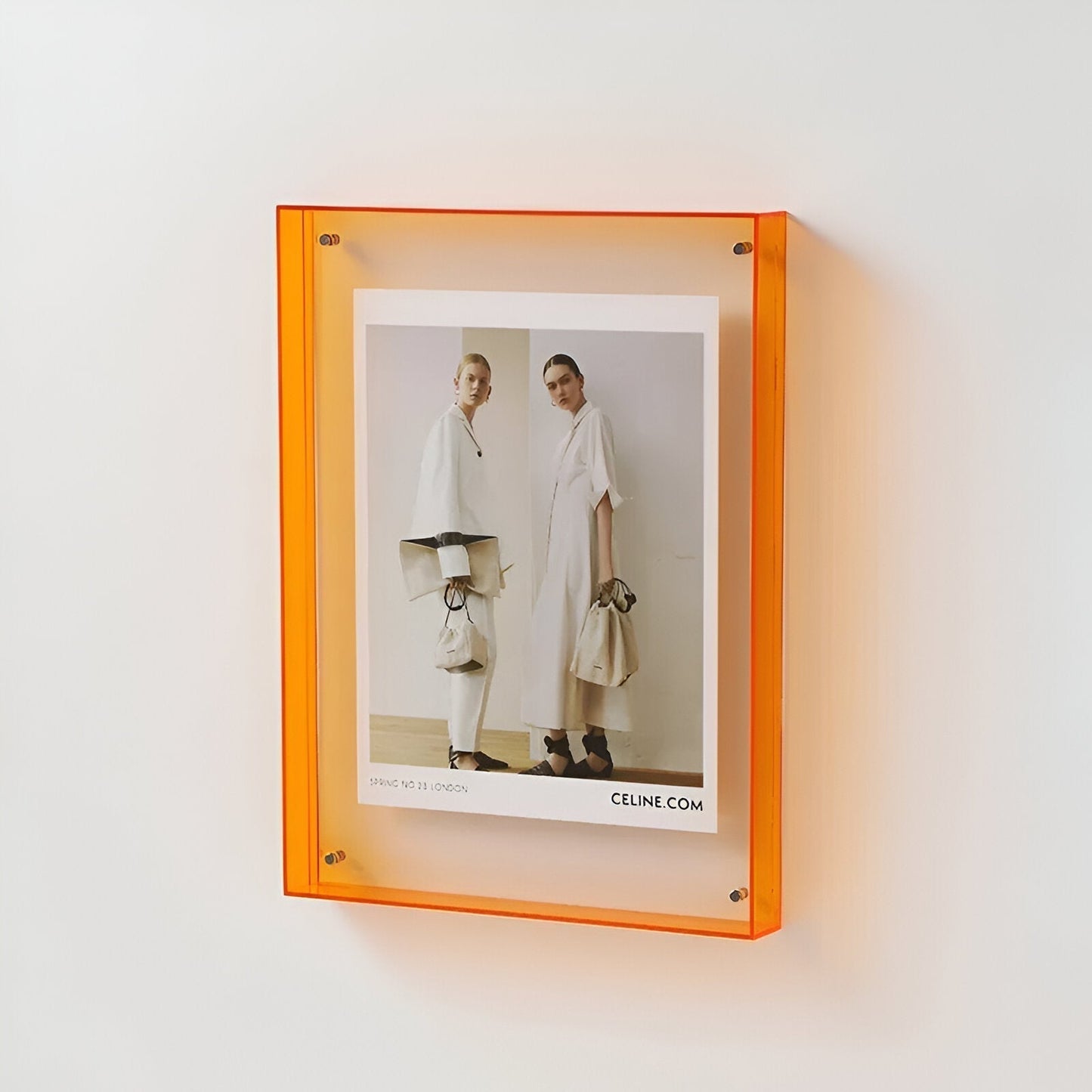 Luxora AcryGlow – Transparent Photo Frame with Modern Minimalist Design