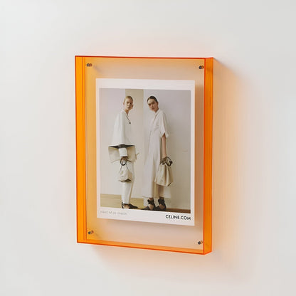 Luxora AcryGlow – Transparent Photo Frame with Modern Minimalist Design