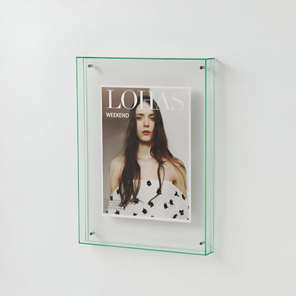 Luxora AcryGlow – Transparent Photo Frame with Modern Minimalist Design