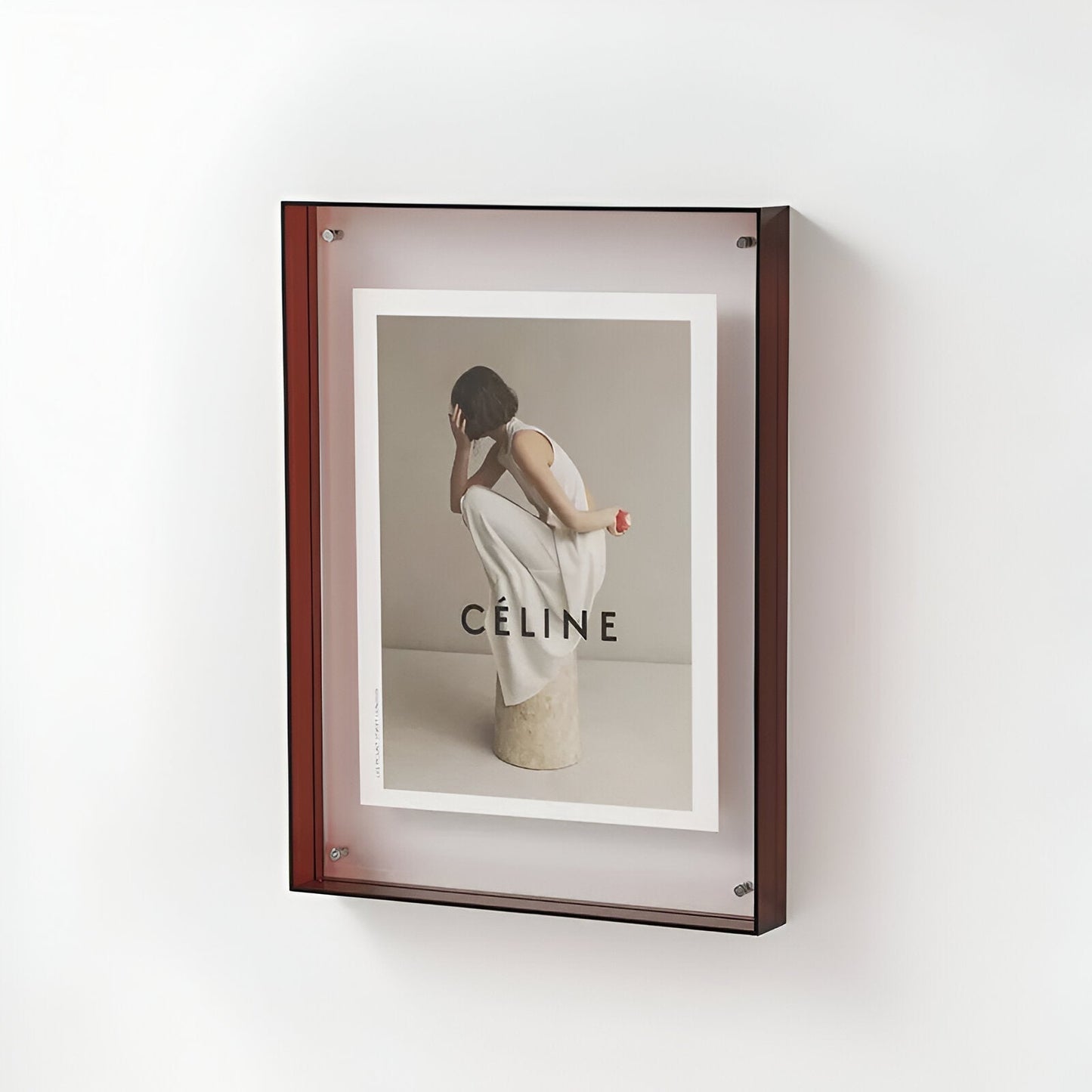 Luxora AcryGlow – Transparent Photo Frame with Modern Minimalist Design