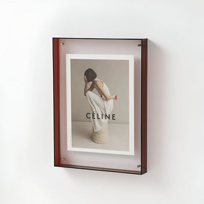 Luxora AcryGlow – Transparent Photo Frame with Modern Minimalist Design