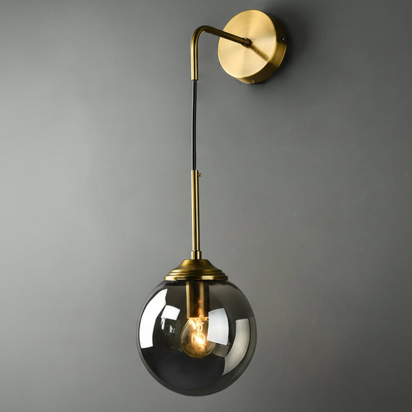 LuxRoyale Nordic Glass Globe Wall Lamp - Modern Elegant Home Decor
