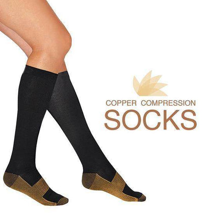 Royaleva Copper Compression Socks (7 Pairs) for Women & Men-Workout And Recovery