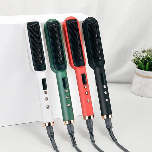 Luxora Crown n' Glory Hair Straightening Brush for All Hair Types