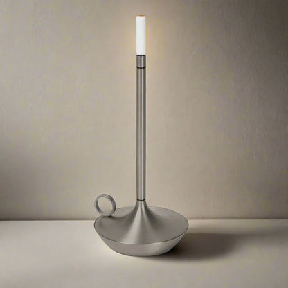 RoyaleGlow Wick LED Candle Light Table Lamp for Home Decor