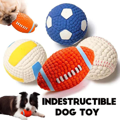 Pawelux Indestructible Chew Ball – Ultimate Dog Toy for Aggressive Chewers & Dental Health
