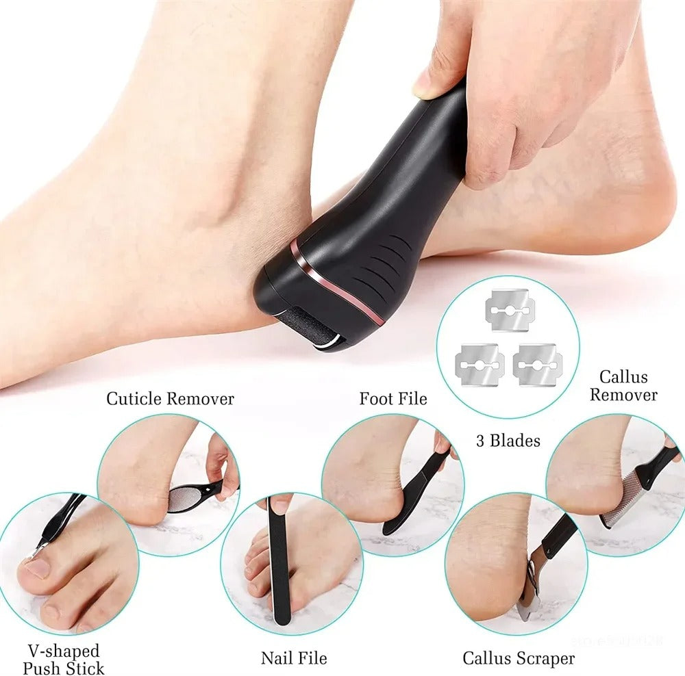 Luxora Electric Callus Remover 16-in-1 Professional Kit