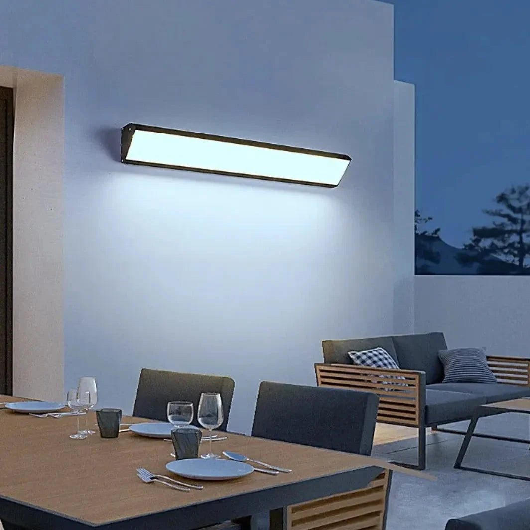 Royelux Modern LED Outdoor Wall Sconce IP65 Waterproof Linear Light Fixture