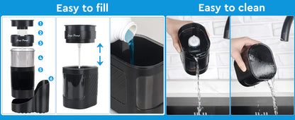 Luxora Kitchen Dish Soap Dispenser with Sponge Holder